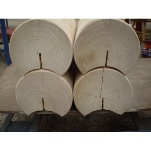 palisáda s drážkou prům 20cm, délka 30cm