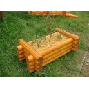 Dřevěný květináč 1200x600x360