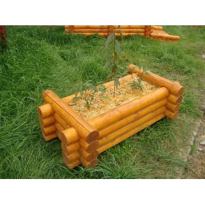 Dřevěný květináč 1200x600x360