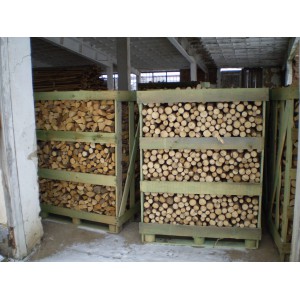 Palivové krbové dřevo štípané 25cm měkké