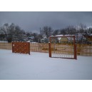 Rockwood 8  - dřěvěná stěna na lezení, hrazda, síť