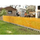 Dřevěný plot myslivecký